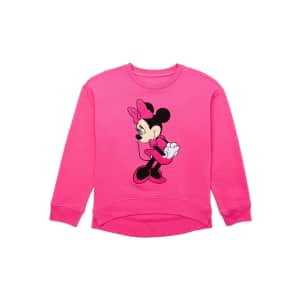 Disney Minnie Mouse Girls' Graphic Sweatshirt: $5.99