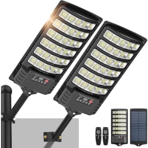 Okpro Waterproof Solar Street Lights 2-Pack: $34.99 Okpro Waterproof Solar Street Lights 2-Pack: $34.99