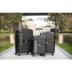 Travelhouse Hardshell Suitcase 3-Piece Set: $52