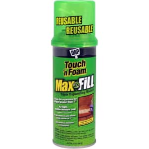 DAP Touch 'n Foam Max Fill Expanding Foam Sealant 12-oz. Can: $7.49