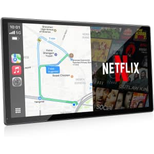 Volam 9" CarPlay Screen with 1080P Camera: $91.99