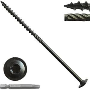 PuCiss #14 6" Heavy-Duty Outdoor Deck Screws 20-Pack: $11.44