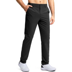 Pudolla Men's Stretch Dress Golf Pants: $19.94