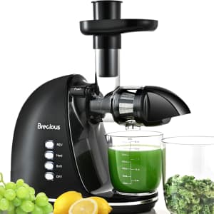 Brecious Slow Masticating Juicer: $49.99 Brecious Slow Masticating Juicer: $49.99
