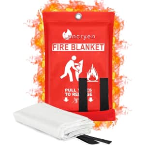Emergency Fire Blanket: $10 Emergency Fire Blanket: $10