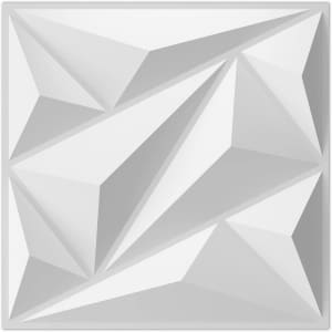 Art3d 12"x12'' 3D Wall Panel Diamond 33-Pack: $34.99