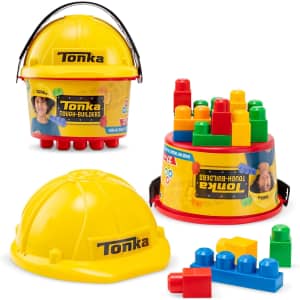 Tonka Tough Builders Hard Hat Bucket Playset: $7.99
