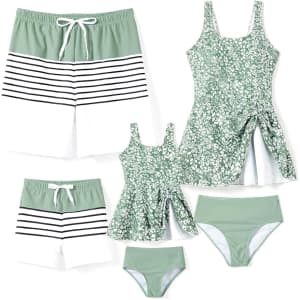 Family Matching Swimwear: From $10