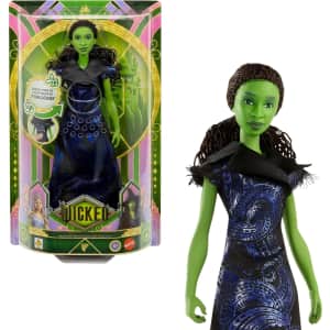 Mattel Wicked: For Good Singing Elphaba Doll: $17.49