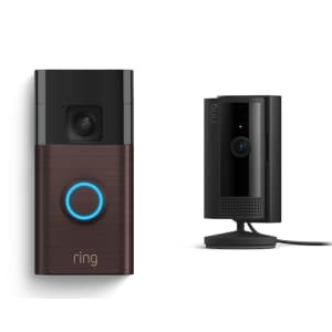 Ring Battery Doorbell with 2nd-Gen. Ring Indoor Cam: $80