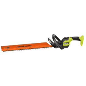 Ryobi One+ HP 18V Brushless 24" Cordless Battery Hedge Trimmer (Tool Only): $99