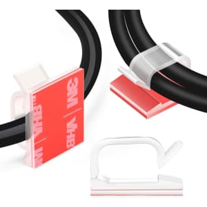XHF 3/4" Adhesive Cable Wire Clips 120-Pack: $9 XHF 3/4" Adhesive Cable Wire Clips 120-Pack: $9