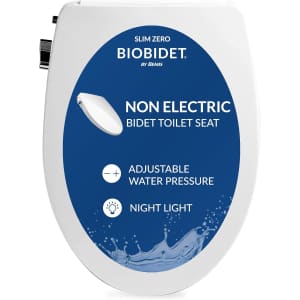 Bio Bidet Slim Zero Non-Electric Bidet Seat: $72