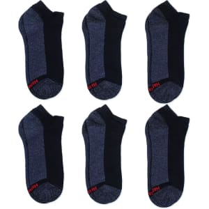 Hanes Men's Max Cushion Low Cut Socks 6-Pack: $6.59