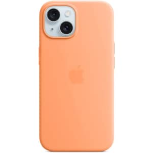 Apple iPhone 15 Silicone Case with MagSafe: $9.99