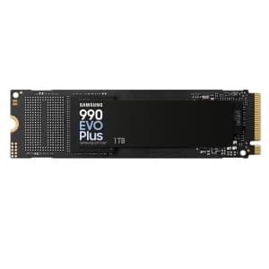 Samsung 990 EVO Plus 1TB Internal SSD: $65