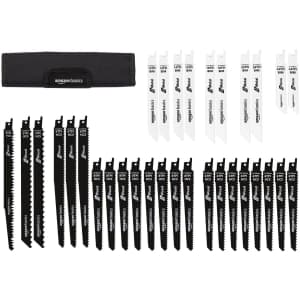 Amazon Basics 32pc Chromium Vanadium Steel Reciprocating Saw Blade Set: $14 Amazon Basics 32pc Chromium Vanadium Steel Reciprocating Saw Blade Set: $14