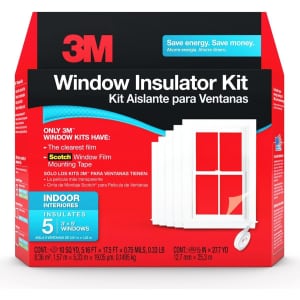 3M Window Insulator Kit (for 5 Windows): $15