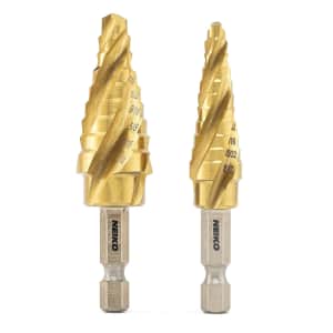 Neiko 4-Flute Spiral Drill Bits: $13