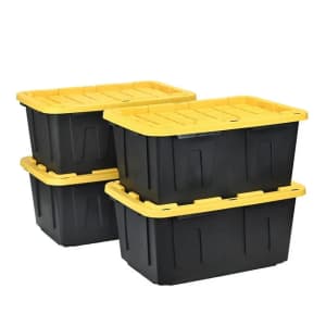 Member's Mark 27-Gallon Storage Tote 4-Pack: $32
