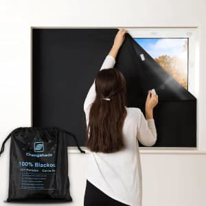 79" X 57" Portable Blackout Shades: $13.99
