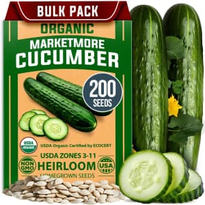 200 Cucumber Seeds: $4.47