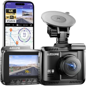 Azdome GS63H 4K Dash Cam with WiFi and GPS: $49.99
