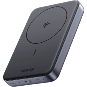 Ugreen Qi2 Certified Magsafe 10000mAh 15W Wireless Power Bank: $40