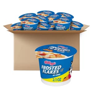 Kellogg's Frosted Flakes Breakfast Cereal Cups 12-Pack: $10 via Sub & Save
