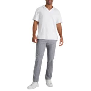 Kenneth Cole Reaction Men's Slim-Fit Stretch Check Dress Pants: $20