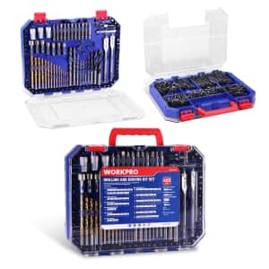 WorkPro 455-Piece Drilling and Driving Bit Set: $37 w/ Prime