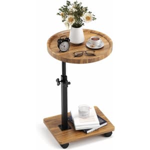 Adjustable C-Shaped End Table: $35