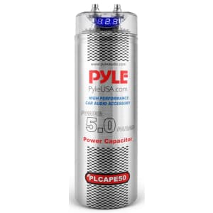 Pyle 5.0 Farad Digital Power Capacitor: $44 Pyle 5.0 Farad Digital Power Capacitor: $44