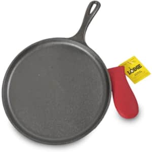 Lodge 10.5" Cast Iron Round Griddle: $19.90