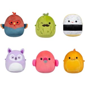 Squishmallows Original Micromallows Plush 6-Pack: $11