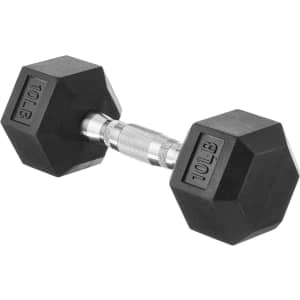 Amazon Basics Rubber Hex Dumbbells: from $14, extra 10% off 4