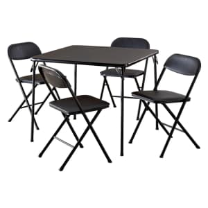 Cosco 5-Piece Folding Set w/ Card Table & 4 Chairs: $69.47 Cosco 5-Piece Folding Set w/ Card Table & 4 Chairs: $69.47