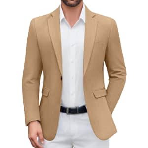 Coofandy Men's Slim Fit Sport Coat: $34.99 Coofandy Men's Slim Fit Sport Coat: $34.99