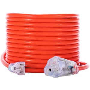 KMC 50-Foot 16AWG Outdoor Extension Cord: $12