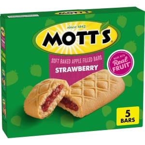 Mott's Strawberry Soft Baked Apple Filled Bars 5-Pack: $1.51 via Sub & Save