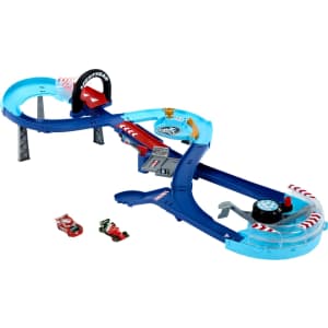 Disney Pixar Cars Jumping Raceway Set with 2 Cars: $20