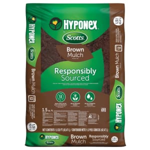 Hyponex by Scotts 1.5-Cu. Ft. Brown Mulch: $2 Hyponex by Scotts 1.5-Cu. Ft. Brown Mulch: $2