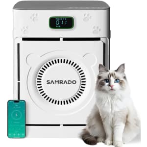Samrado Smart Pet Air Purifier w/ WiFi: $90.99