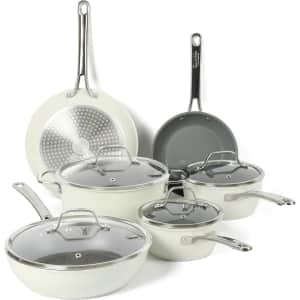 Sur La Table 10-Piece Nonstick Cookware Set: $78.06