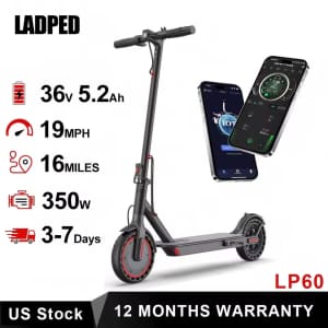 Ladped LP60 350W Electric Scooter: $108.31