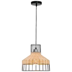 C Cattleya 1 -Light Farmhouse Bowl Hanging Pendant light: $12