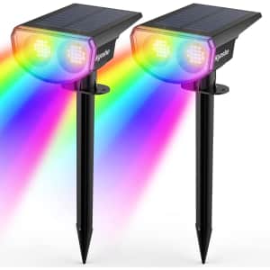 Kyosho Solar Color Spot Lights Outdoor 2 Pack: $15.74