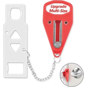 AceMining Portable Travel Door Lock: $11.99