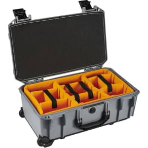 Pelican Vault V525 Rolling Case with Padded Dividers: $100