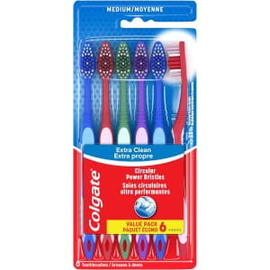 Colgate Extra Clean Toothbrush 6-Pack: $3.76 via Sub & Save